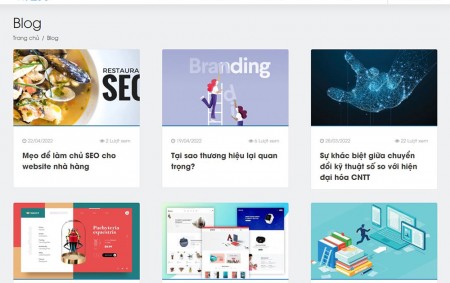 Các loại trang web khác nhau thường gặp